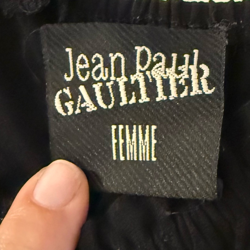 Jean Paul Gaultier Femme Black Babydoll Dress